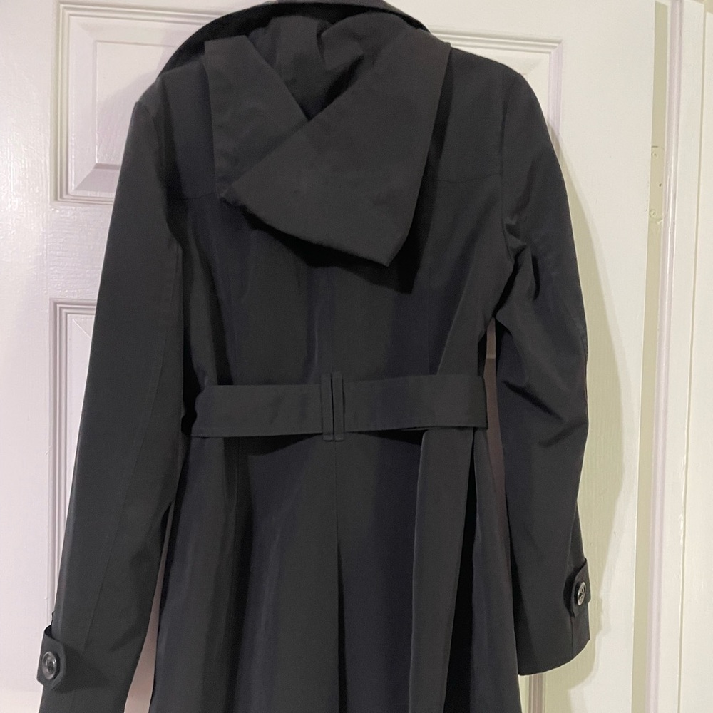 Black London Fog trench coat size Small